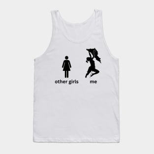 other girls vs me - climbing girl Tank Top